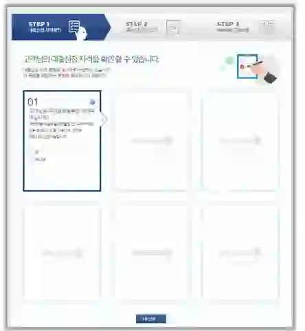 대출신청자격확인