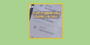 전국민 민생회복지원금