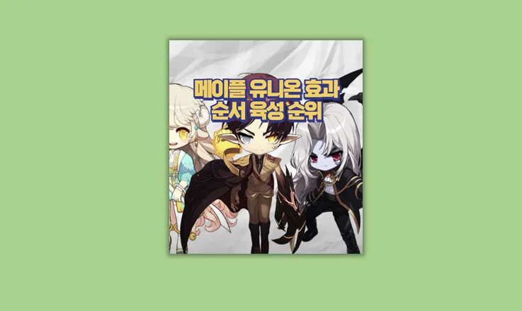 메이플스토리 유니온