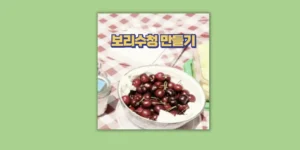 보리수청 만들기