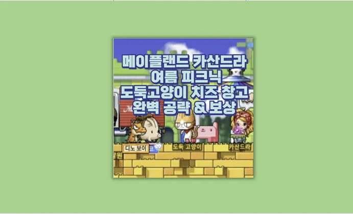 메이플랜드 카산드라