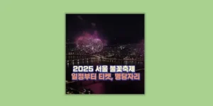 서울 불꽃축제