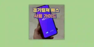 경기도 컬처패스