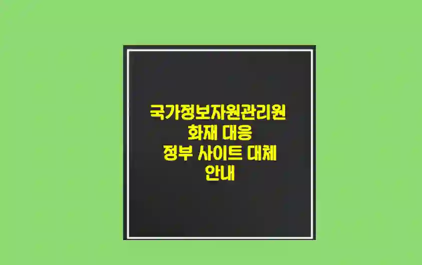 국가정보자원관리원