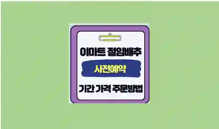 이마트 절임배추